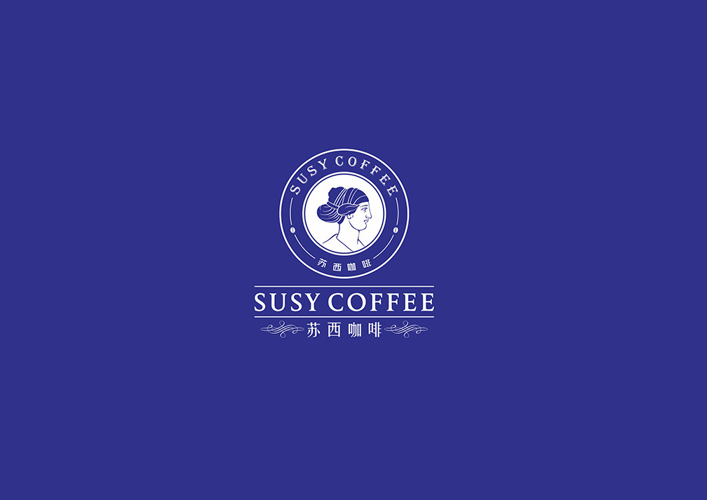 苏西咖啡 logo设计图3