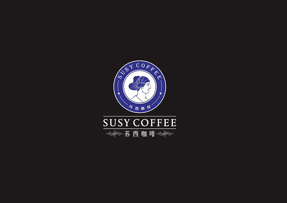 苏西咖啡 logo设计图2