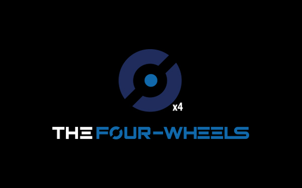 THE FOUR-WHEELS 四个轮子汽车养护中心LOGO设计