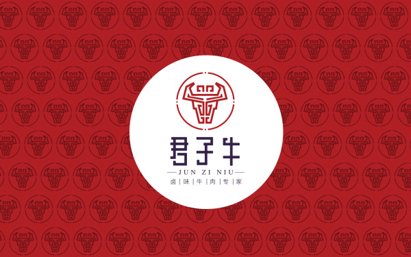 牛肉餐饮logo设计方案