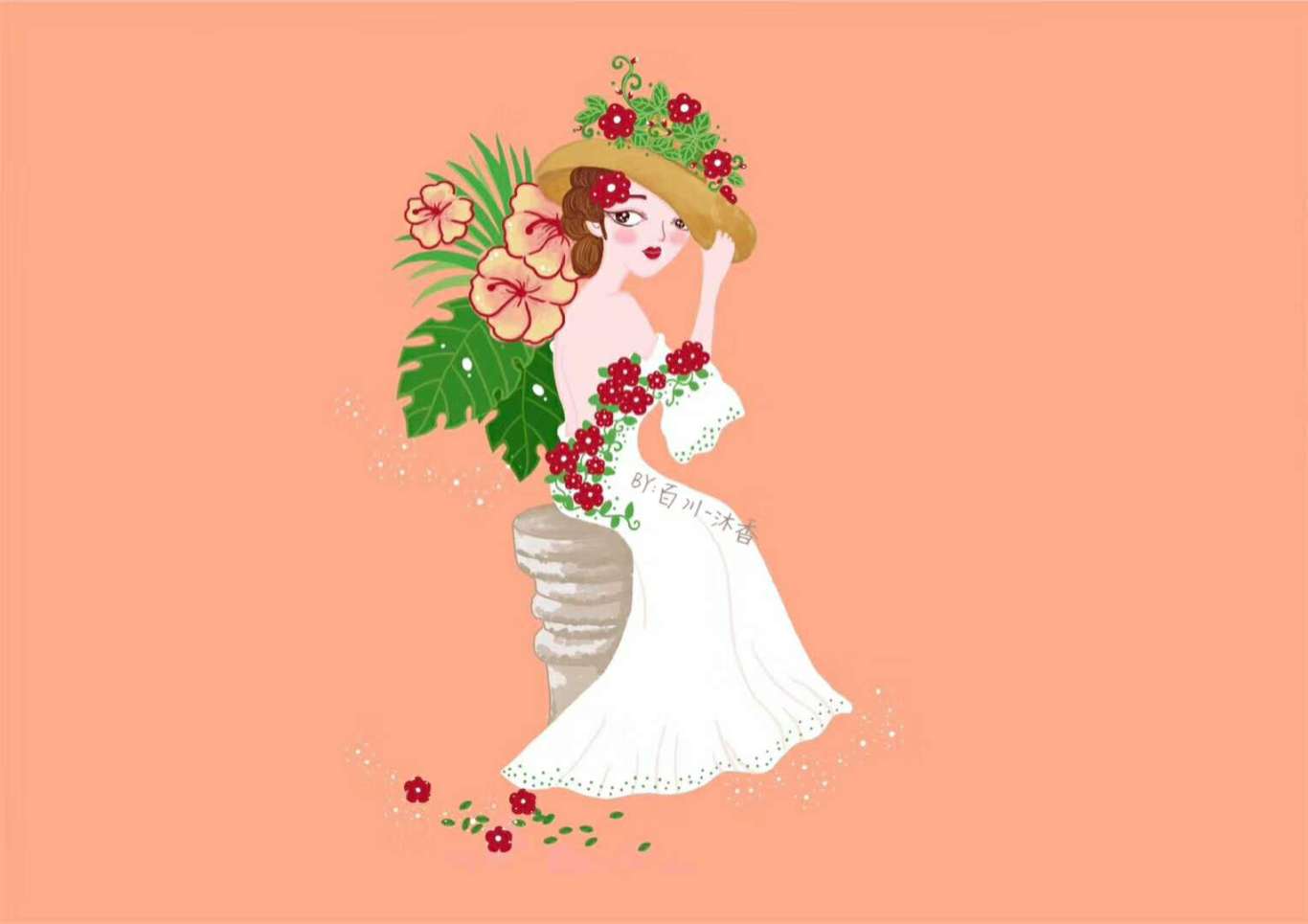 婚礼插画图2