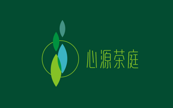心源茶庭 logo设计