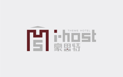 豪思特主题性快捷连锁酒店logo设计