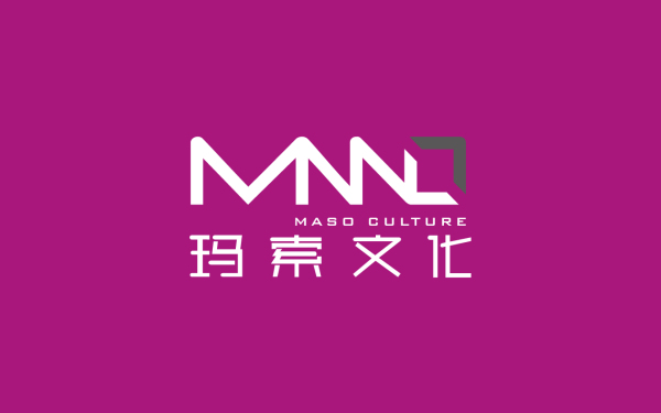 MASO玛索文化logo创意设计