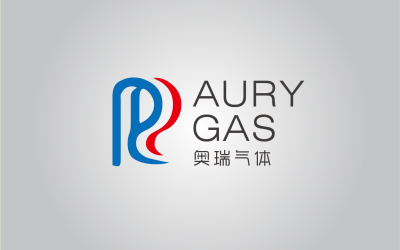 奥瑞气体AURY GAS标志logo设...