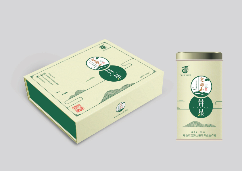 定海山茶系列包装设计图2