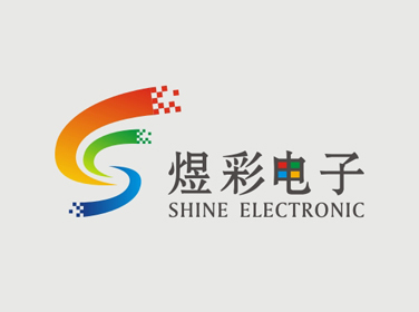 煜彩电子 电子类logo设计