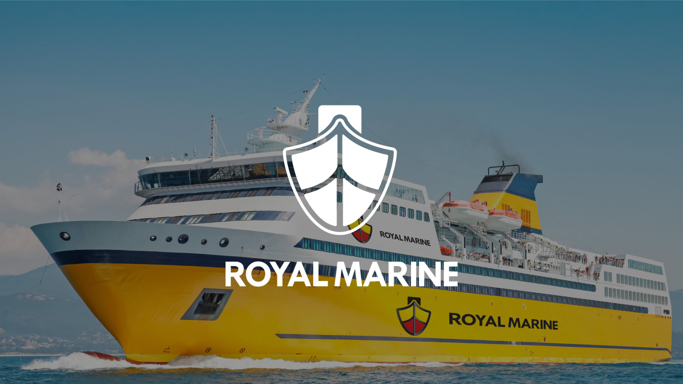 Royal Marine 新加坡皇家船务 logo设计图0