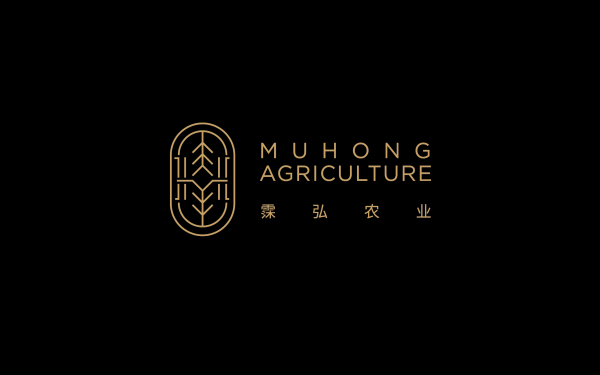 霂弘農業 logo設計