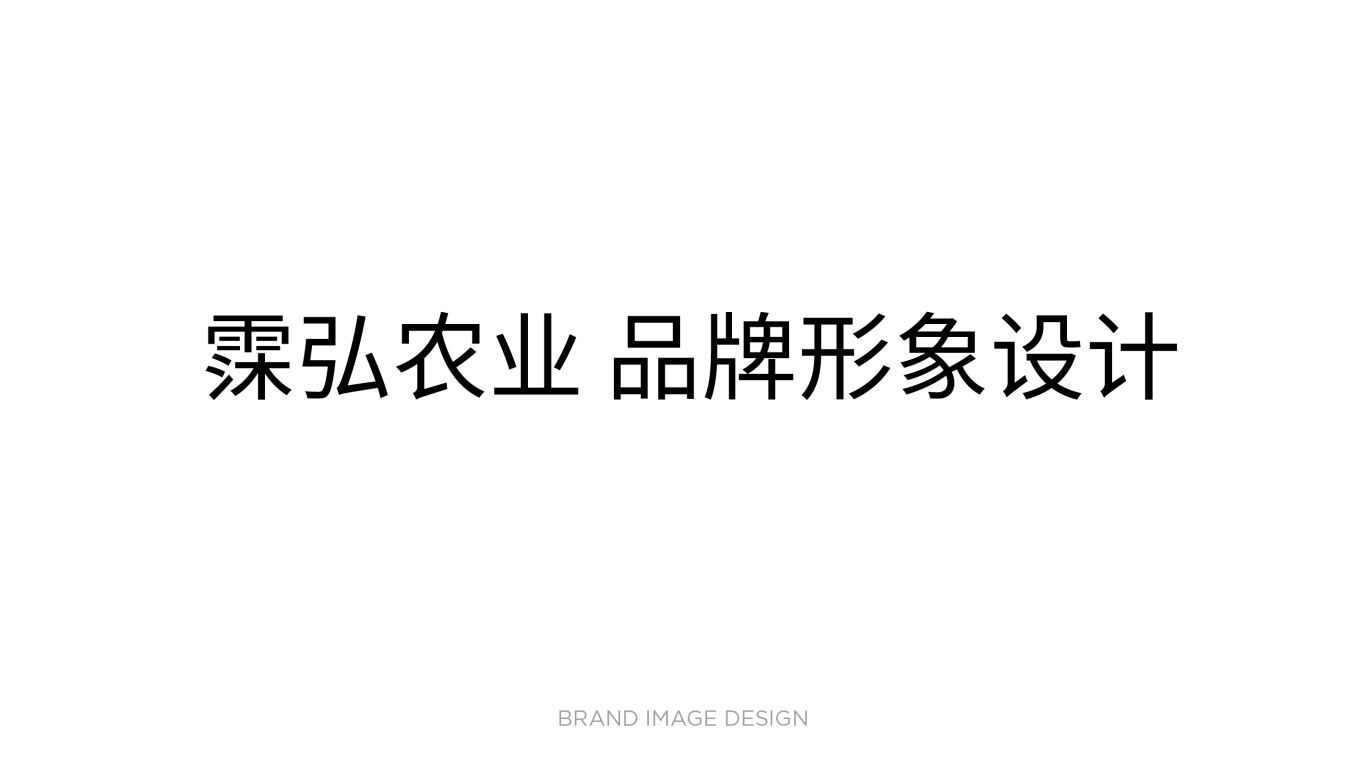 霂弘农业 logo设计图0