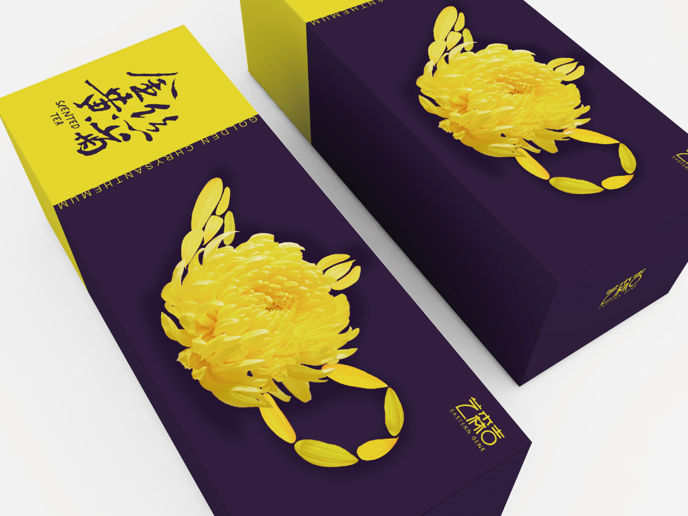艺森吉—金丝黄菊包装设计图2