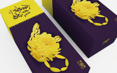 艺森吉—金丝黄菊包装设计