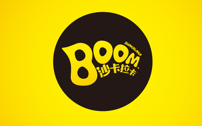 Boom沙卡拉卡 logo设计