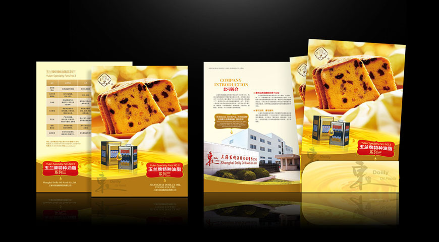 钟丽群画册设计作品：食品企业宣传画册设计图2