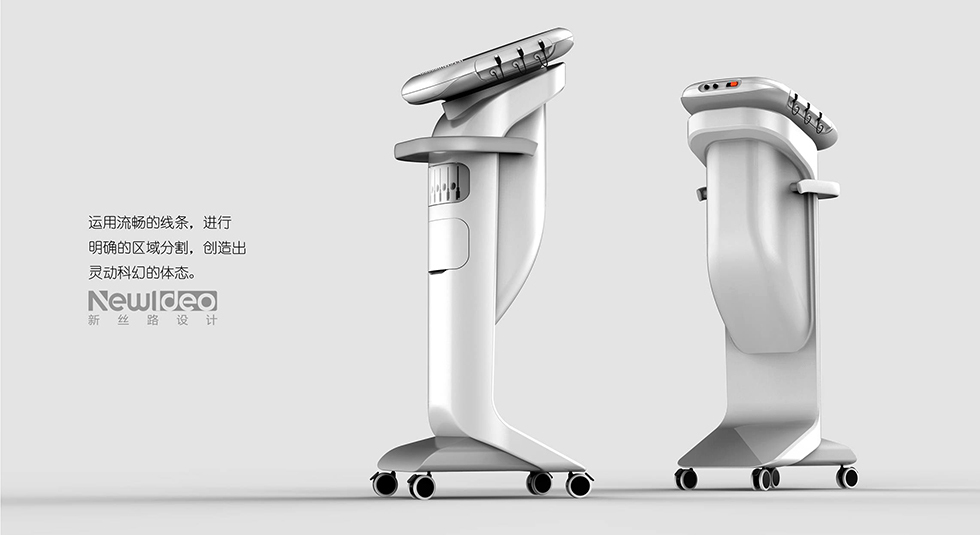 医疗产品设计-激光治疗仪设计-医疗台车设计图1