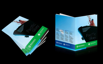 钟丽群画册设计作品：航运企业画册设计