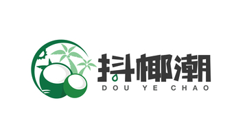 抖椰潮LOGO設(shè)計