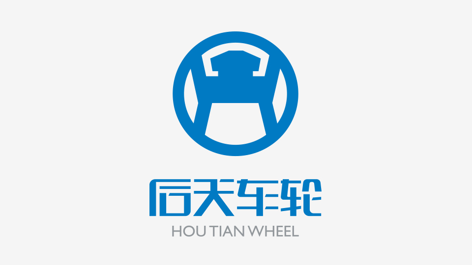 后天車輪LOGO設計