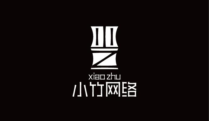 小竹网络logo设计图0