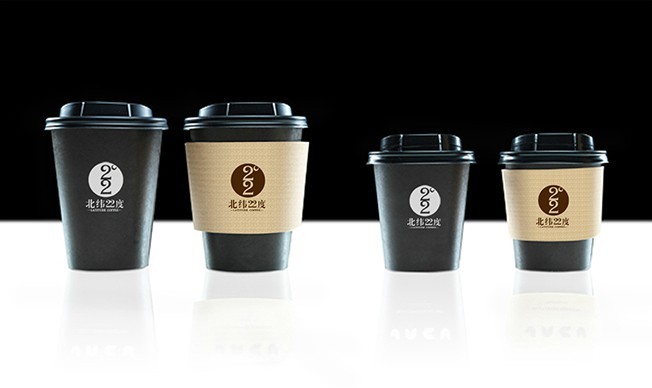 云南北纬22度咖啡品牌标志/VI图4