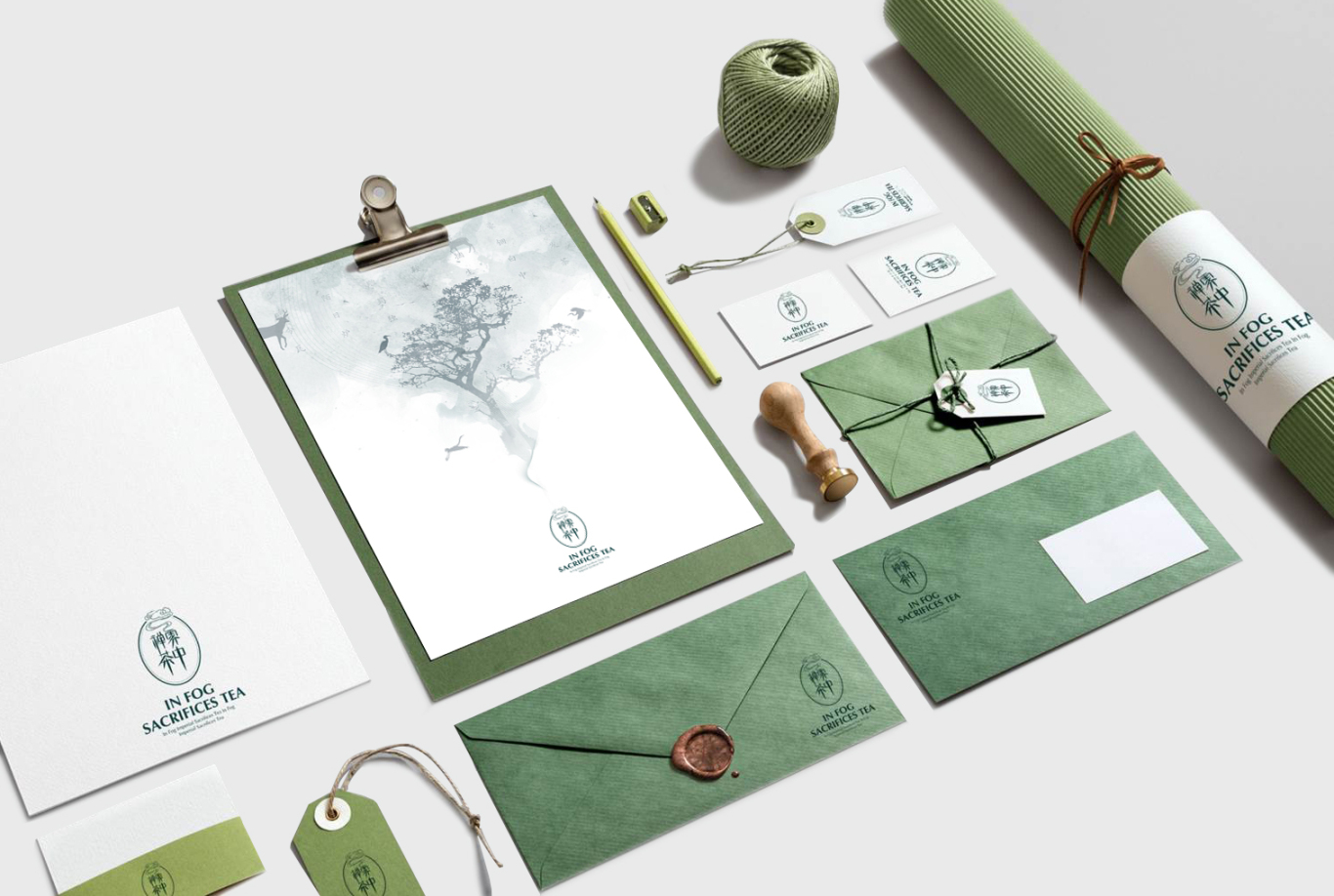 雾中禅茶logo设计+产品包装设计图1