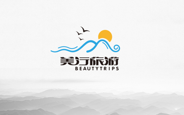 美行旅游logo設計