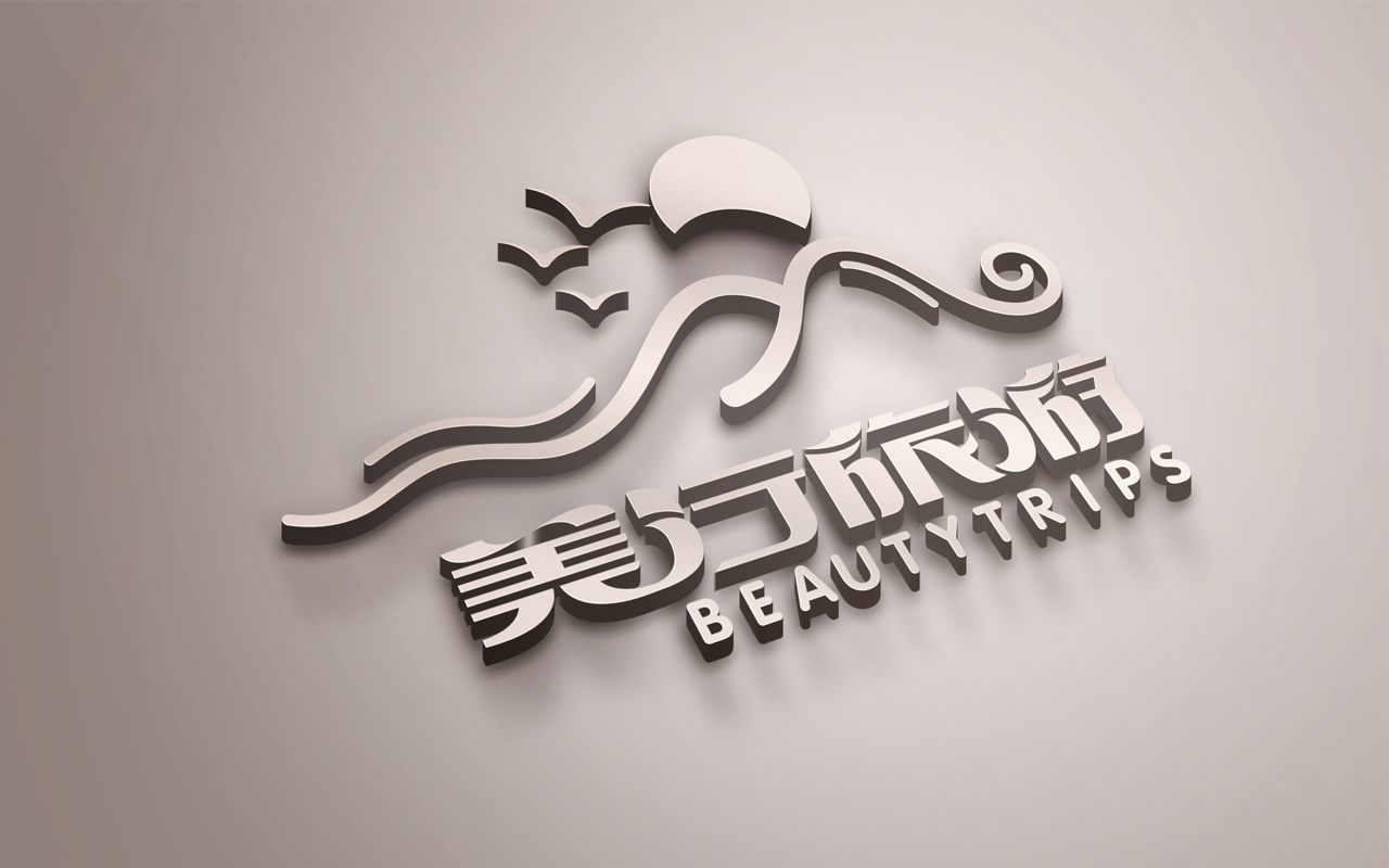美行旅游logo设计图2