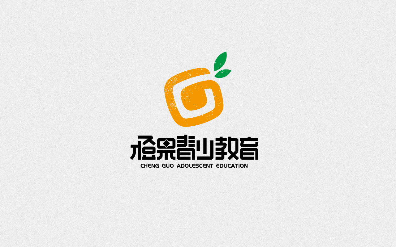 橙果青少教育logo设计图0