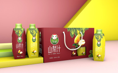 果林山梨汁包装设计