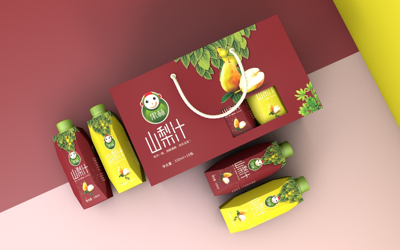 果林山梨汁包装设计图11