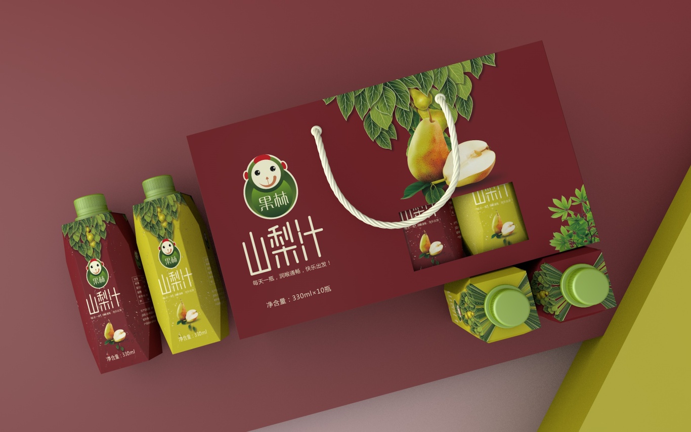 果林山梨汁包装设计图12