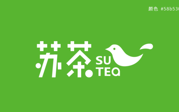小螳螂—苏茶logo设计