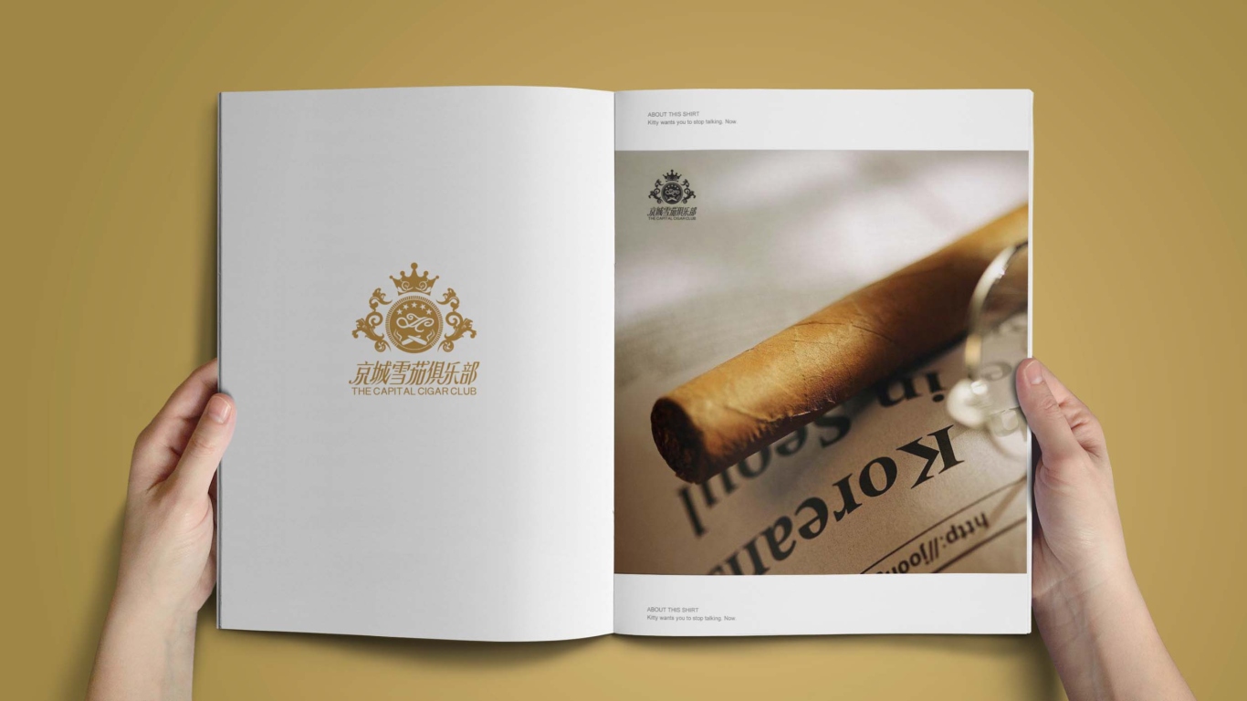 京城雪茄俱乐部LOGO设计中标图3