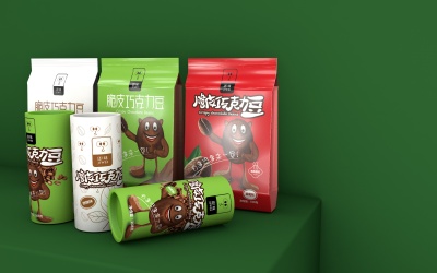 即味---脆皮巧克力豆品牌LOGO設計...