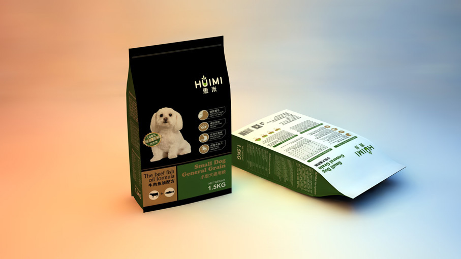 惠米狗糧包裝設計圖1