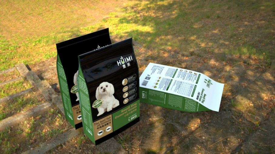 惠米狗糧包裝設計圖2