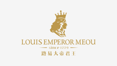 路易大帝君王洋酒品牌標志設計