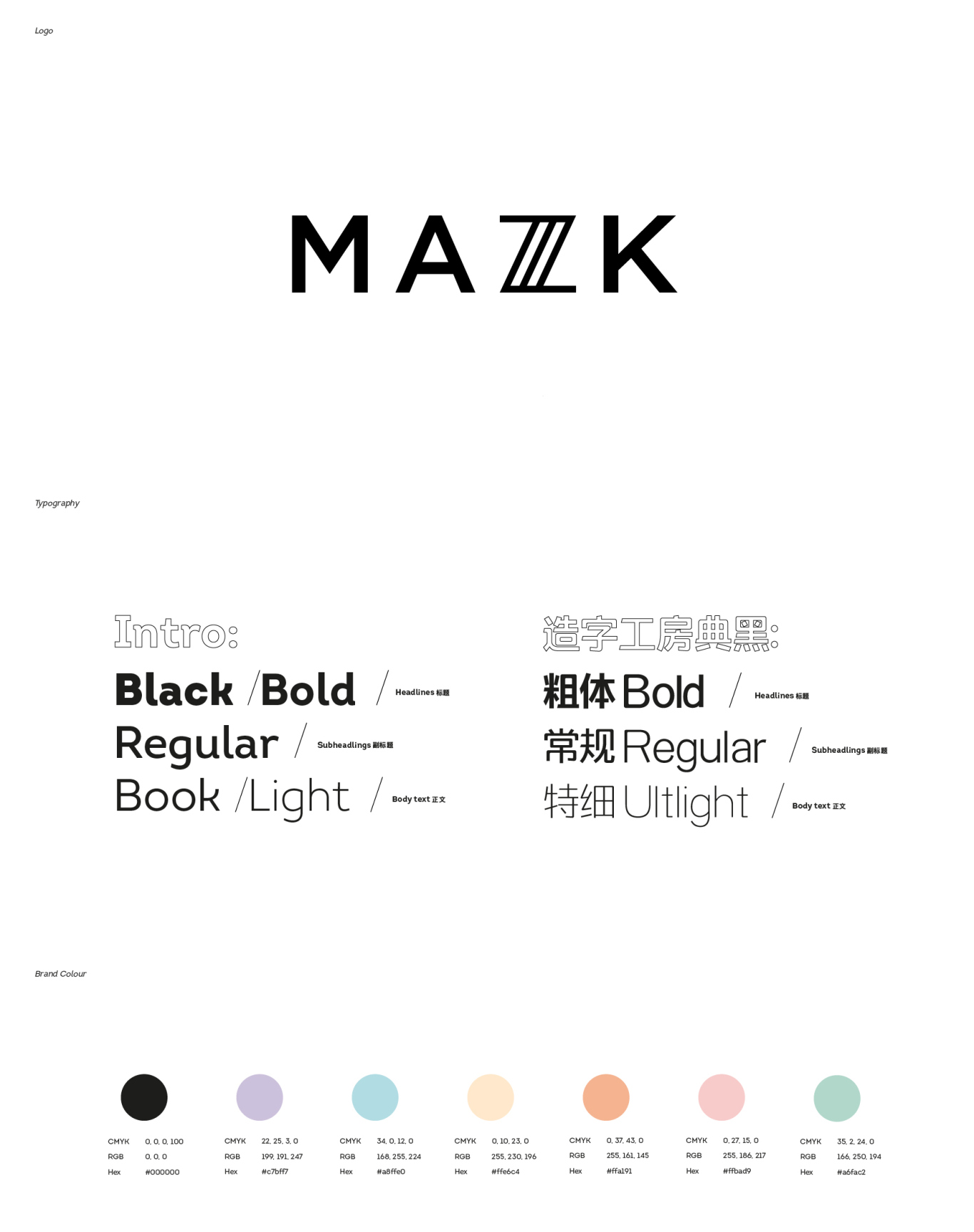 MAZZZK 眼罩品牌VI设计图2