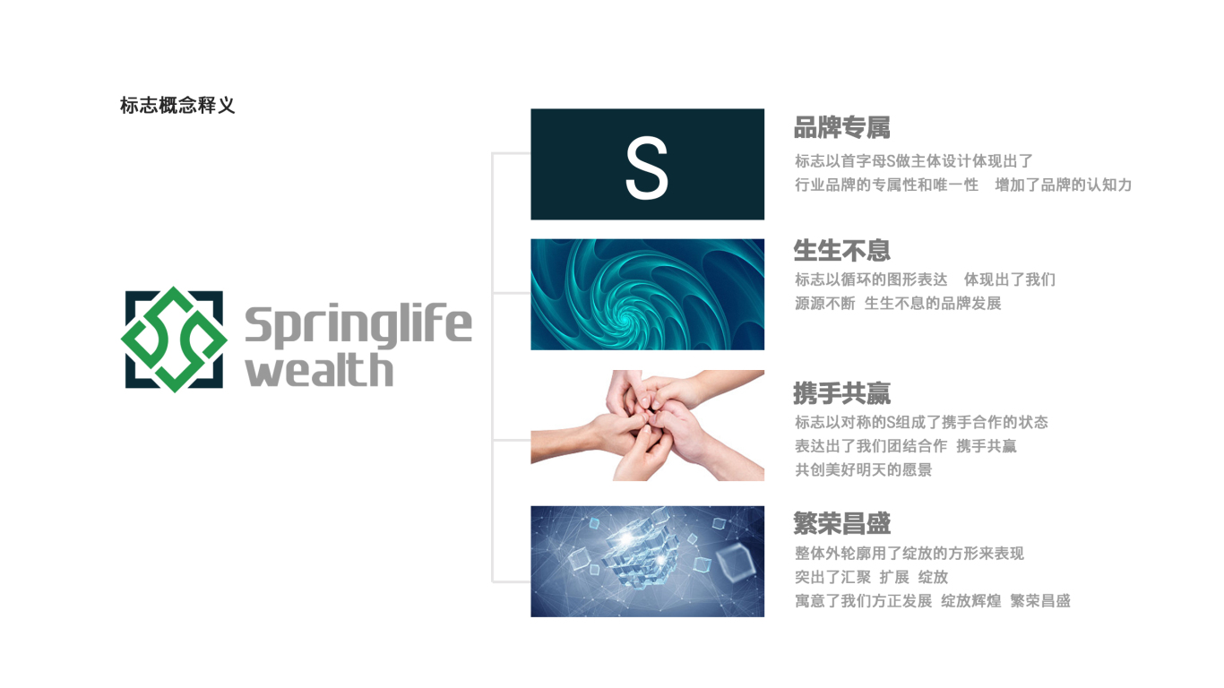 Springlife Wealth品牌LOGO设计中标图2