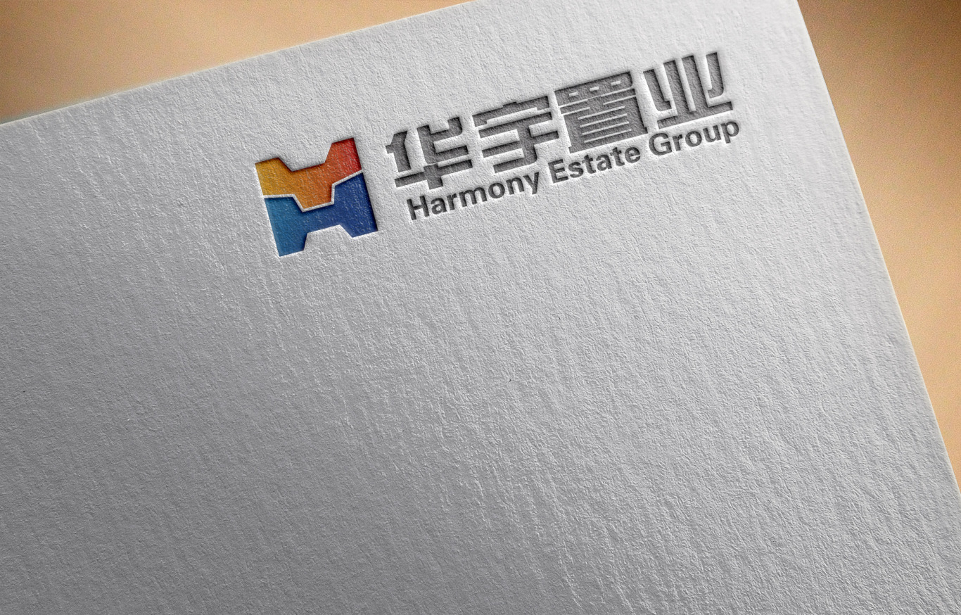 华宇置业公司logo设计图2