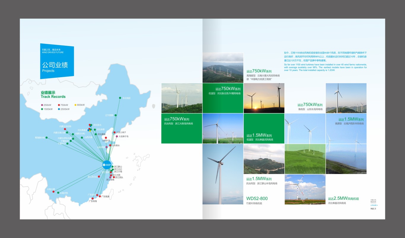 风电企业画册设计图10