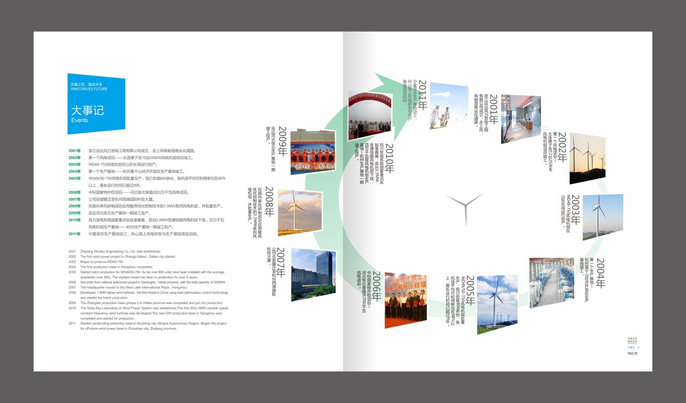 风电企业画册设计图4