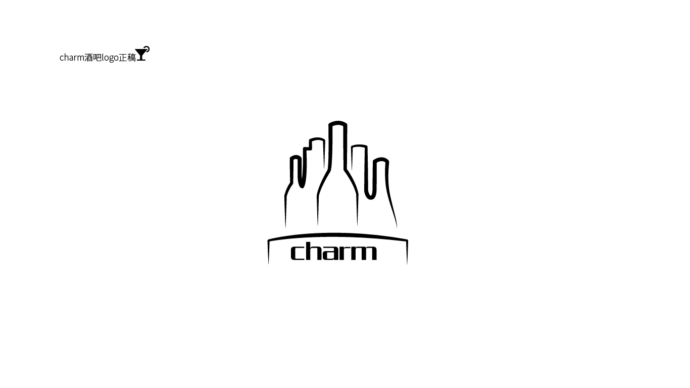 charm酒吧logo设计图0