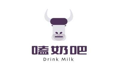 嗑奶吧奶制品logo