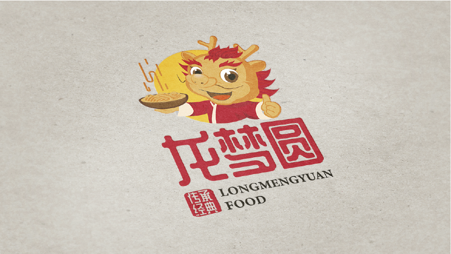 龙梦圆食品品牌LOGO设计中标图4
