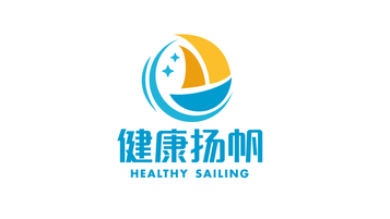 健康楊帆品牌LOGO設計