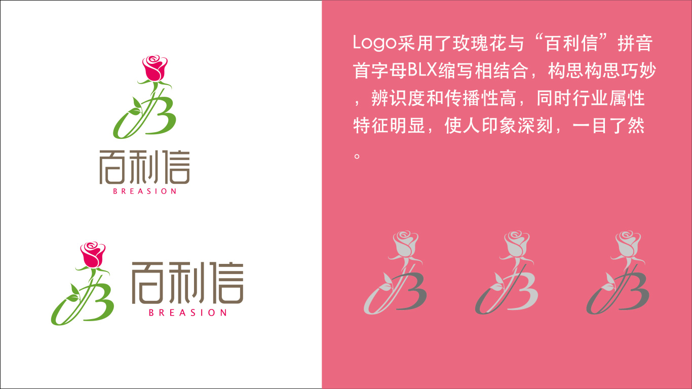 Logo Design | 花卉 百利信图2