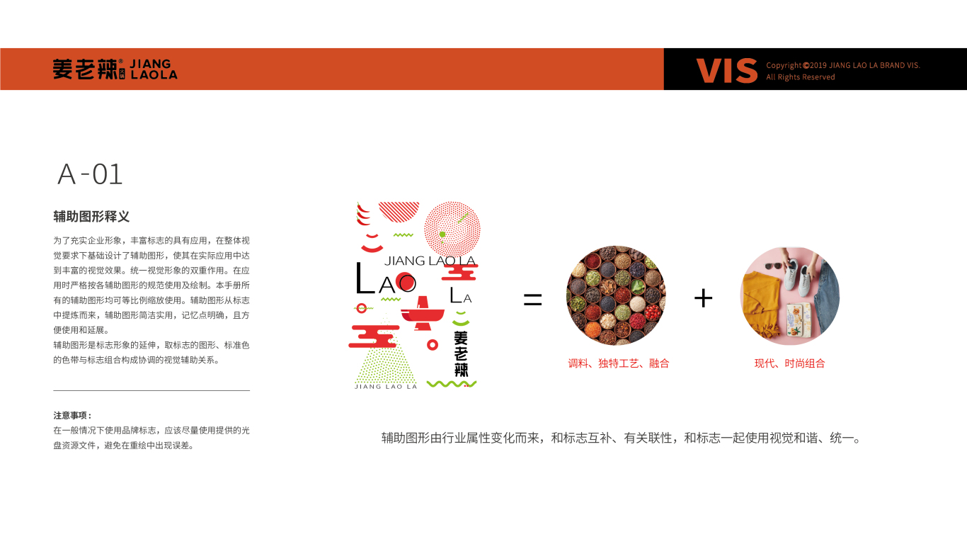 姜老辣餐饮品牌辅助图形设计中标图2