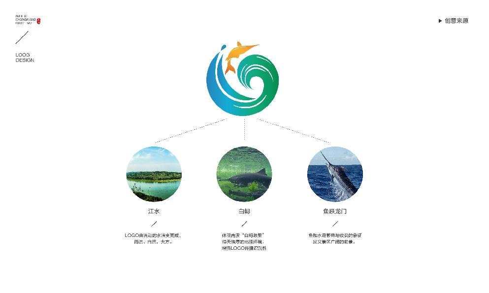 南溪长江第一湾logo设计图0