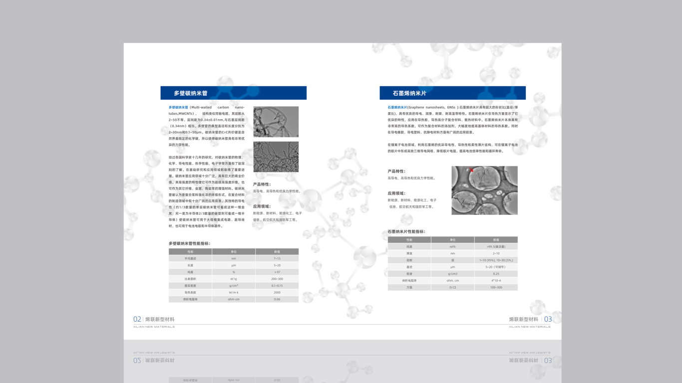 烯联新型材料公司画册设计中标图2
